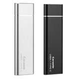 Maxbell Portable 2TB External SSD Solid State Drive Typc C USB3.1 Compact Silver