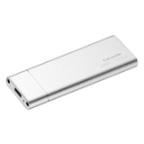 Maxbell Portable 2TB External SSD Solid State Drive Typc C USB3.1 Compact Silver