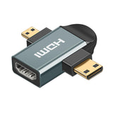 Maxbell Micro HDMI Mini Male to Female HDMI Adapter 2K HD Connector Cable Converter