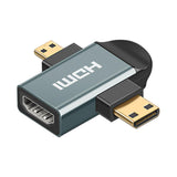 Maxbell Micro HDMI Mini Male to Female HDMI Adapter 2K HD Connector Cable Converter