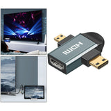 Maxbell Micro HDMI Mini Male to Female HDMI Adapter 2K HD Connector Cable Converter