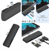 Maxbell 5 in 1 USB Hub Adapter TF Card Reader for Surface Pro 3 Laptop Converters