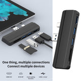 Maxbell 5 in 1 USB Hub Adapter TF Card Reader for Surface Pro 3 Laptop Converters