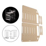 Maxbell DIY 3.5inch Acrylic Hard Drive Bracket Accessories for HDD SSD 6 floor