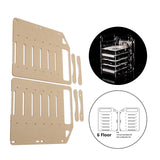 Maxbell DIY 3.5inch Acrylic Hard Drive Bracket Accessories for HDD SSD 6 floor