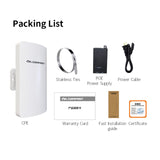 Maxbell 5.8G 11dBi E120A 300Mbps Wireless Bridge Wifi CPE 2 LAN 100MBps 24V PoE