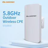 Maxbell 5.8G 11dBi E120A 300Mbps Wireless Bridge Wifi CPE 2 LAN 100MBps 24V PoE