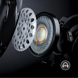 Maxbell Gaming Headset Headphones 7.1 Surround Sound w/ Mic Adjustable Steel Sliders