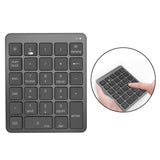 Maxbell Wireless Bluetooth Number Pad Numeric Keypad 28 Key Digita Keyboard for PC