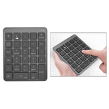 Maxbell Wireless Bluetooth Number Pad Numeric Keypad 28 Key Digita Keyboard for PC