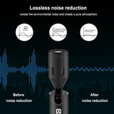 Maxbell Condenser Microphone Phone Mic Plug and Play for iPhone Black 3.5mm