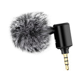Maxbell Condenser Microphone Phone Mic Plug and Play for iPhone Black 3.5mm
