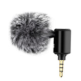 Maxbell Condenser Microphone Phone Mic Plug and Play for iPhone Black 3.5mm