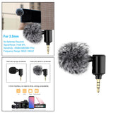 Maxbell Condenser Microphone Phone Mic Plug and Play for iPhone Black 3.5mm