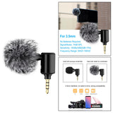 Maxbell Condenser Microphone Phone Mic Plug and Play for iPhone Black 3.5mm