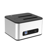 Maxbell 2.5/3.5 inch HDD/SSD Dual Bay External Hard Drive Docking Station Clone US