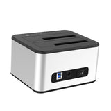 Maxbell 2.5/3.5 inch HDD/SSD Dual Bay External Hard Drive Docking Station Clone US