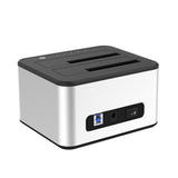 Maxbell 2.5/3.5 inch HDD/SSD Dual Bay External Hard Drive Docking Station Clone UK