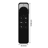 Maxbell Remote Control Sleeve Protective Case Cover Fit for Apple TV6 Tool Black