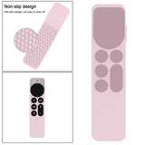 Maxbell Remote Control Sleeve Protective Case Cover Fit for Apple TV6 Tool Pink
