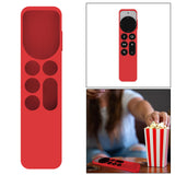 Maxbell Remote Control Sleeve Protective Case Cover Fit for Apple TV6 Tool Red