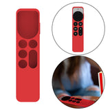 Maxbell Remote Control Sleeve Protective Case Cover Fit for Apple TV6 Tool Red