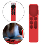 Maxbell Remote Control Sleeve Protective Case Cover Fit for Apple TV6 Tool Red