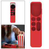 Maxbell Remote Control Sleeve Protective Case Cover Fit for Apple TV6 Tool Red