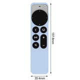 Maxbell Remote Control Sleeve Protective Case Cover Fit for Apple TV6 Tool Purple