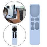Maxbell Remote Control Sleeve Protective Case Cover Fit for Apple TV6 Tool Purple