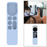 Maxbell Remote Control Sleeve Protective Case Cover Fit for Apple TV6 Tool Purple