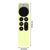 Maxbell Remote Control Sleeve Protective Case Cover Fit for Apple TV6 Tool Green