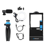 Maxbell 4 in 1 Video Rig Kit with LED 3 Colors Modes for iPhone Vlogging Broadcast