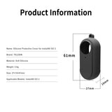 Maxbell Silicone Sleeve Cover Protector Housing for Insta360 GO2 Action Camera white
