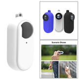 Maxbell Silicone Sleeve Cover Protector Housing for Insta360 GO2 Action Camera white