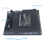 Maxbell External DVD Drive Type C CD Optical Drive Reader for Laptop PC Devices