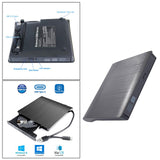 Maxbell Type-C USB 3.0 External Optical Drive Portable Rewriter Writer Burner Player