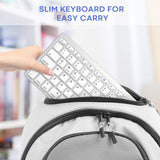 Maxbell UltraThin 78 Key Wireless Bluetooth Keyboard French for IOS/Android/Windows