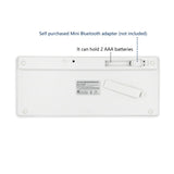Maxbell UltraThin 78 Key Wireless Bluetooth Keyboard French for IOS/Android/Windows