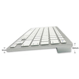 Maxbell UltraThin 78 Key Wireless Bluetooth Keyboard French for IOS/Android/Windows