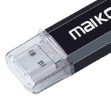 Maxbell 3 in 1 Portable 64GB USB3.0 Flash Drive Type-C&Micro USB Memory Stick Black