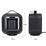 Maxbell Desktop Heater Fan Air Conditioner Office Home Desktop WinterWarmer US Black