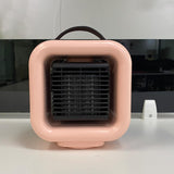 Maxbell Desktop Heater Fan Air Conditioner Office Home Desktop Winter Warmer JP Pink