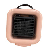 Maxbell Desktop Heater Fan Air Conditioner Office Home Desktop Winter Warmer JP Pink
