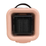 Maxbell Desktop Heater Fan Air Conditioner Office Home Desktop Winter Warmer JP Pink