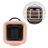 Maxbell Desktop Heater Fan Air Conditioner Office Home Desktop Winter Warmer JP Pink