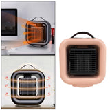 Maxbell Desktop Heater Fan Air Conditioner Office Home Desktop Winter Warmer JP Pink