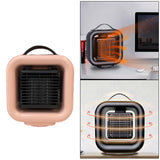 Maxbell Desktop Heater Fan Air Conditioner Office Home Desktop Winter Warmer JP Pink