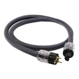 Maxbell HiFi Audio Power Cable Pure Copper Power Cord Sleeves Power Line US  1M