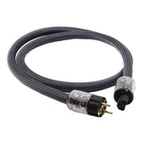 Maxbell HiFi Audio Power Cable Pure Copper Power Cord Sleeves Power Line US  1.5M